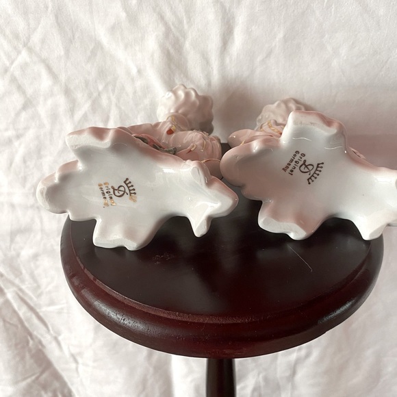 Dresden Germany Porcelain
Candlestick Holder Pink Roses
Vintage - Picture 5 of 7